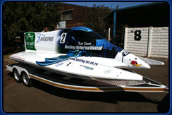 Racing BoatTrailer